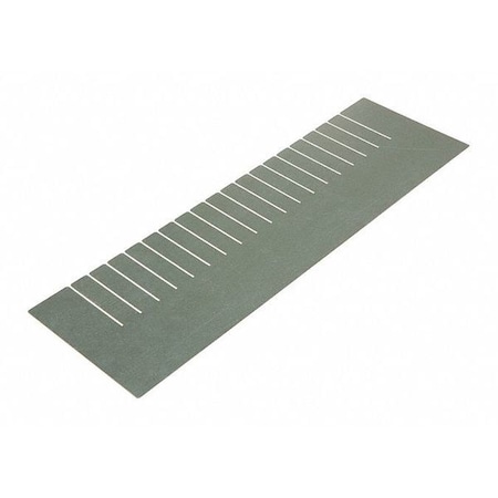 Zoro Select Steel Divider, 22 5/16 in L, 5 5/8 in H 493X15