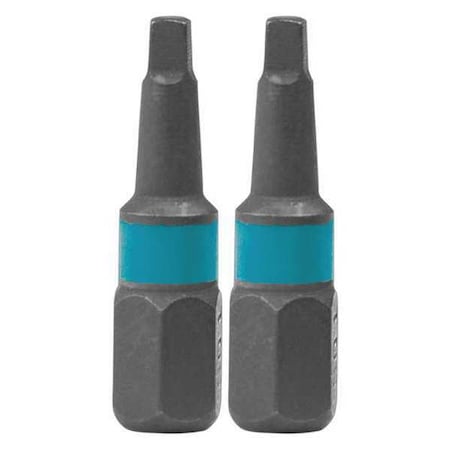 Makita SQ1, Square, Insert Bit, 1", PK2 A-96506