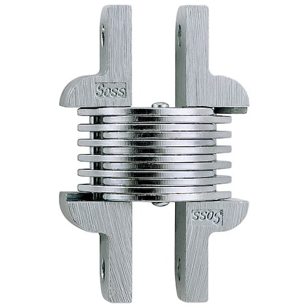 Soss Concealed Hinge, Zamac/Steel Material, PR 106US26D