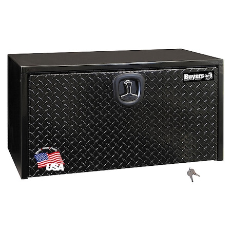 Buyers Products Truck Box, Underbody, Steel, 36"W, Black, 6.7 cu. ft. 1702505
