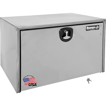 Buyers Products Truck Box, Silver, 18" H, 14 Gauge 1702600