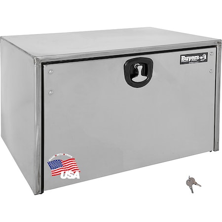 Buyers Products Truck Box, Silver, 18" H, 14 Gauge 1702603