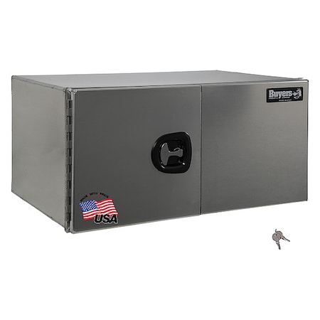 Buyers Products Truck Box, Black, 18" H, 14 Gauge 1702605