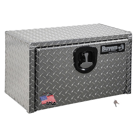 Buyers Products 14x12x16 Inch Diamond Tread Aluminum  Underbody Truck Box 1705148