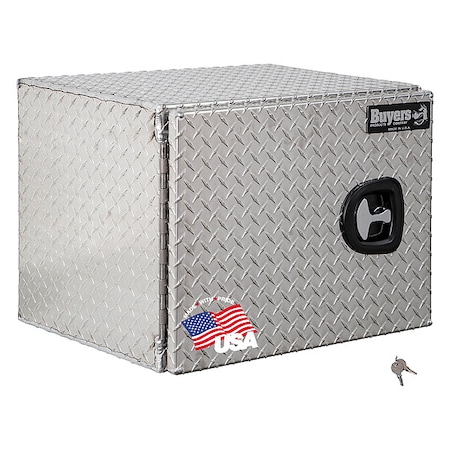 Buyers Products Truck Box, Underbody, Diamond Tread Aluminum, 24"W, Silver, 4.5 cu. ft. 1705200