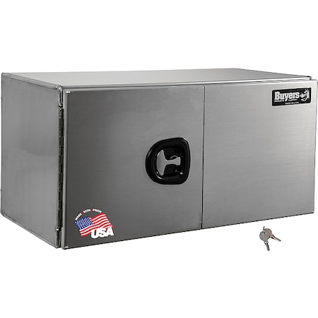 Buyers Products 18x18x36 Pro Series Aluminum Underbody Truck Box - Double Barn Door, 3-Point Compression Latch 1705405