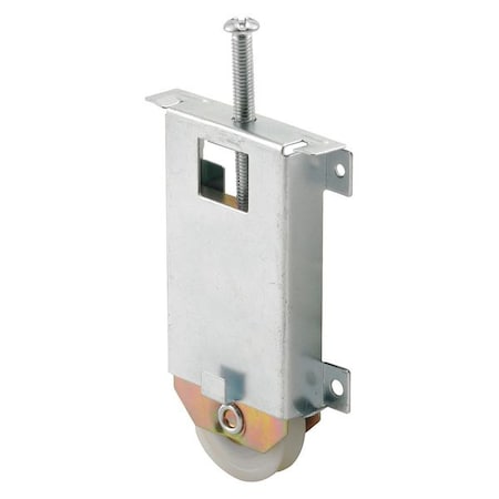 Primeline Tools Mirror Door Roller, 1-1/2 in. Concave Nylon Ball Bearing, PK2 MP6630