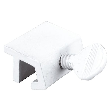 Primeline Tools Sliding Window Economy Lock, Extruded Aluminum, 1 in., White Painted, PK4 MP4336