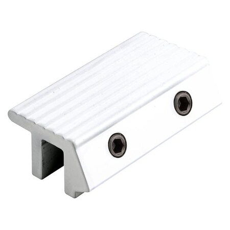 Primeline Tools Tamper-Resistant Patio Sash Lock, 2 in, Extruded Aluminum, White, Hex Screw, PK2 MP4372