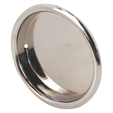 Primeline Tools 2-1/8 in. Stamped Steel Chrome Plated Bypass Sliding Closet Door Pull Handle (2 Pack) N 6869