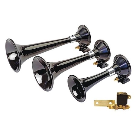 Wolo Train Horn, Euro Express, 12V, Solenoid Opt 875