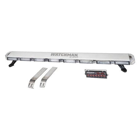Wolo Slim Line Light Bar, Permanent, 48", Blue 7825-B