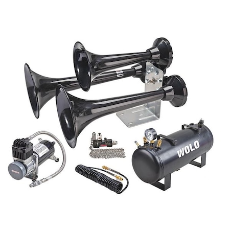 Wolo Train Horn, Pro, Lanyard/Air System 849-858