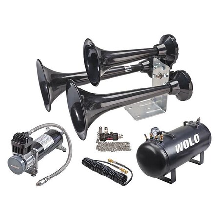 Wolo Train Horn, Pro Plus, Lanyard Operated 849-860