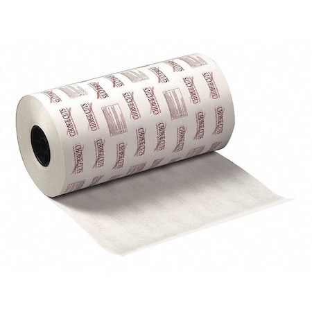 Crownhill Heavy Duty White Meat Printed Freezer Paper Roll, 18" x 1000' F-3716