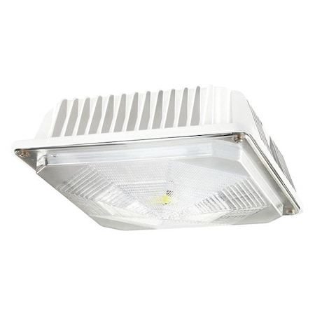 C-Lite LED Canopy, 4900 lm, 5000K, White C-CP-A-SQ-49L-50K-WH