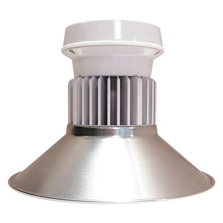 C-Lite LED Low Bay, 8000 lm, 5000K, Al, Refl, White C-LB-A-RDAL-8L-50K-WH