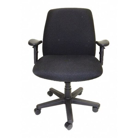 Shopsol Big and Tall Chair Chair, Production Manager, Big and Tall, Adjustable Arms, 19" to 22-1/2" Height 1010354
