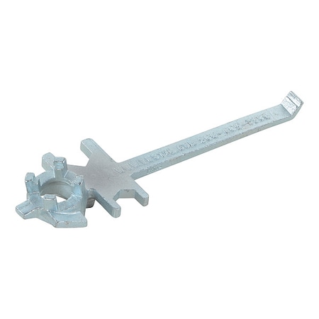 Vestil Zinc Straight Hand Drum Bung Nut Wrench BNW-IX-W