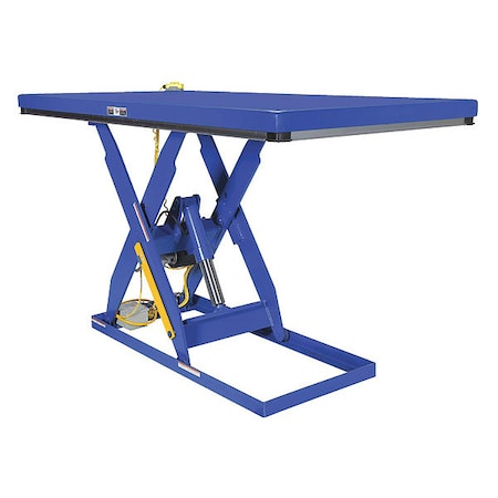 Vestil Electric Hydraulic Lift Table, Load Cap. 2000 lb., Overall Height: 55" EHLT-2-55