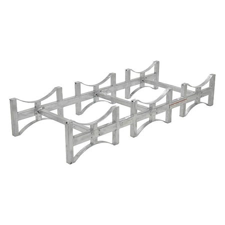 Vestil Stackable Drum Rack, Galv 3 Drum-55 DRUM-RACK-3-G