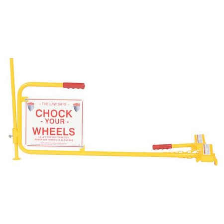 Vestil Steel Rail Chock w/Flag Rail Chock SRC/FRC