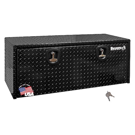 Buyers Products 24x24x48 Inch Black Diamond Tread Aluminum Underbody Truck Box 1725140