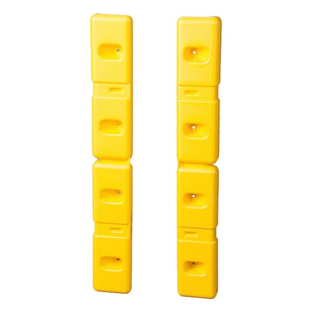 Zoro Select Wall Protector, Yellow, PK2 1726