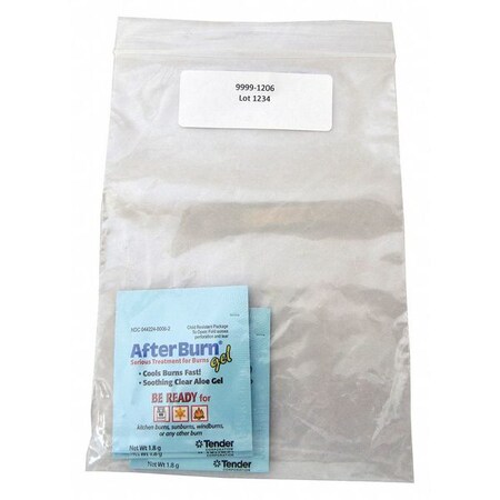 Genuine First Aid After Burn Gel, 1.8g, 2.5 Lido, PK5 9999-1206