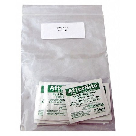 Genuine First Aid Insect Sting Relief Wipes, PK10 9999-1214