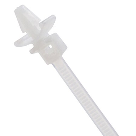 Nsi Cbl. Tie Natur. Push Mt 6" 40LB, PK100 640-PM