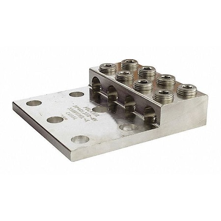 Nsi Dble Screw Lug (4) 350-6 Awg 6 Mtg s 4-350LL6