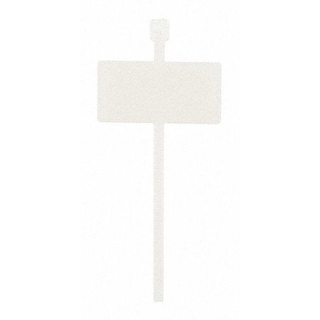 Nsi Cbl. Tie Natur Hrt Mrkr. 8" 18LB, PK100 818H-ID