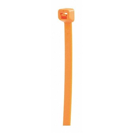 Nsi Cable Tie Fl Orange 8" 40LB, PK100 840-16