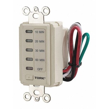 Nsi Tork Interval Timer 60 Min 120V Lt Almond D1060LA