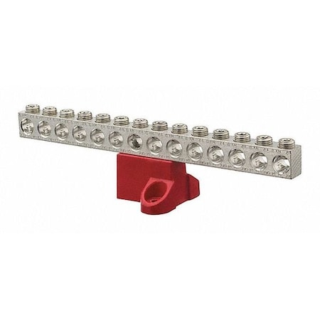 Polaris Isolated Ground Bar, Electrical Enclosures, 600V GBA20-14