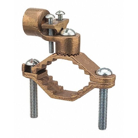 Nsi Grnd Clmp Hd 1 1/4-2" W/ 1/2" Rigid G-6