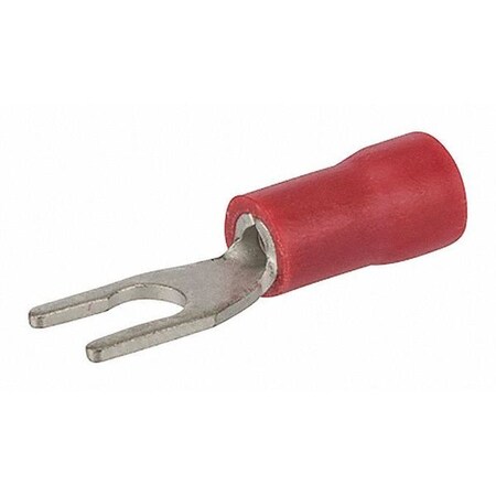 Nsi 22-18 AWG Vinyl Locking Spade Terminal #6 Stud S22-6V-L