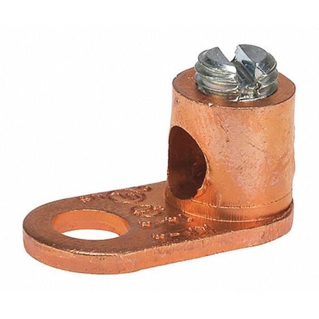 Nsi Mechanical Lug, 4 AWG Max, 1 Conductor, Copper TL4
