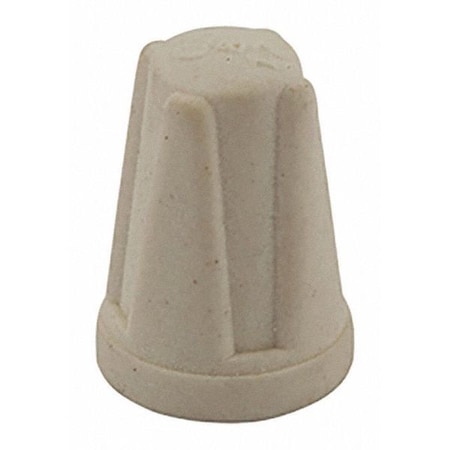 Polaris Twist-On Wire Connector, 10 AWG Max, White, Ceramic Insulation, 100 PK TOP-M-CD