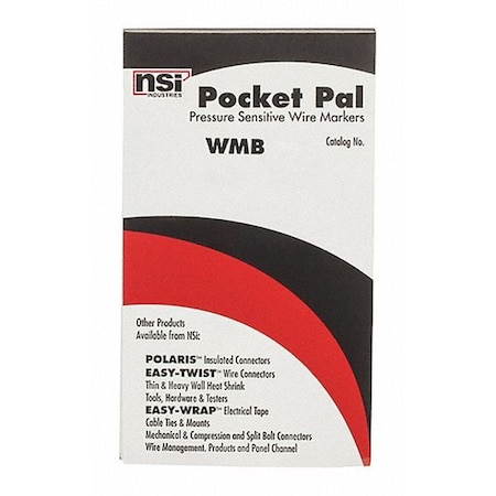 Nsi Wire Marker Book 1-30 WMB-11