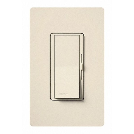 Lutron Dimmers, Diva, CFL/LED, Light Almond DVCL-153P-LA