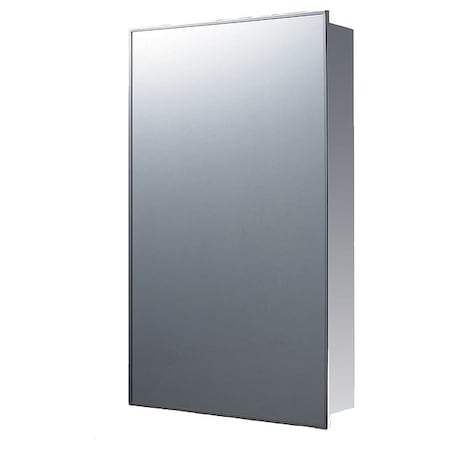 Ketcham 18" x 24" Stainless Steel Surface Mounted SS Framed Medicine Cabinet 174SS-SM