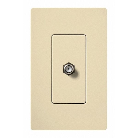 Lutron Cable Jack, Single, Ivory CA-CJ-IV