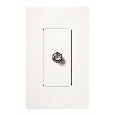 Lutron Cable Jack, Single, White CA-CJ-WH