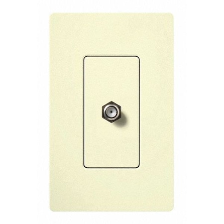 Lutron Cable Jack, Single, Almond CA-CJ-AL