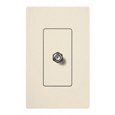 Lutron Cable Jack, Single, Light Almond CA-CJ-LA