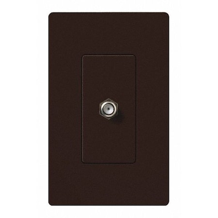 Lutron Cable Jack, Single, Brown CA-CJ-BR