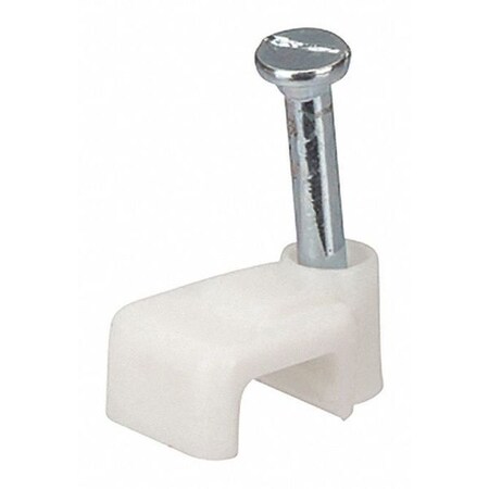 Nsi Poly Nail Clip Wht. .217X.216" 100 PNC-217W
