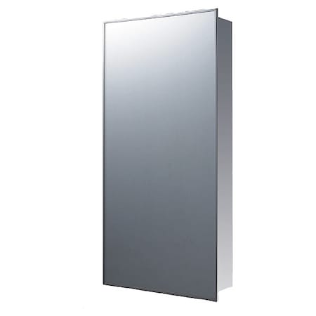 Ketcham 16" x 26" Stainless Steel Surface Mounted SS Framed Medicine Cabinet 175SS-SM